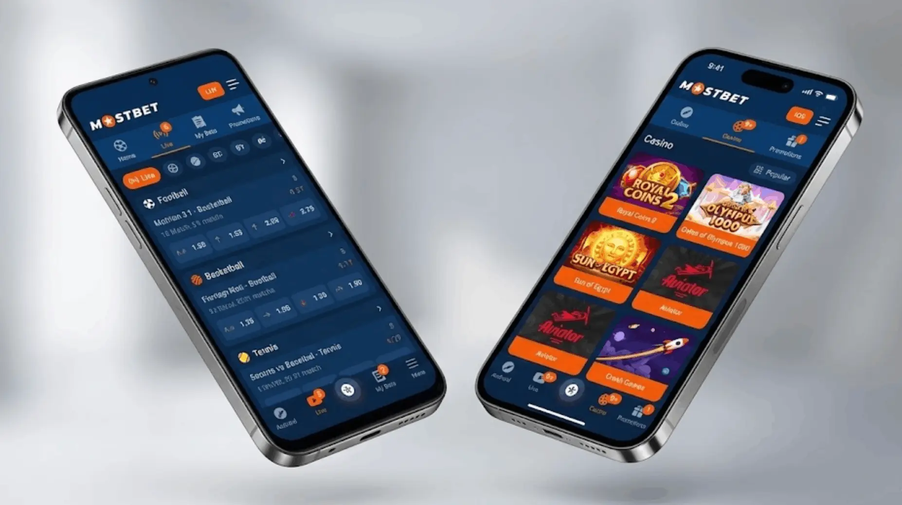 Mostbet приложение - Версии для Android и iOS